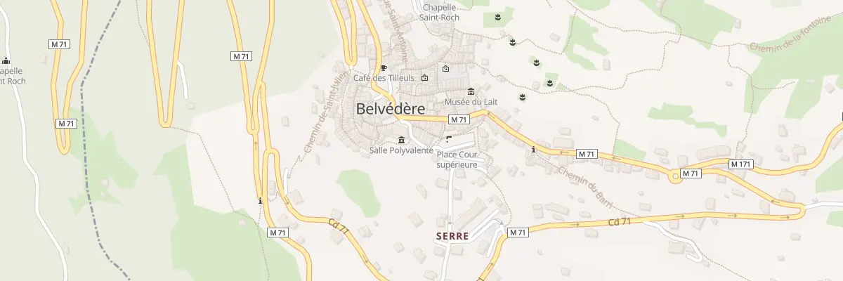 Plan du 24 Rue du Navel à Belvédère