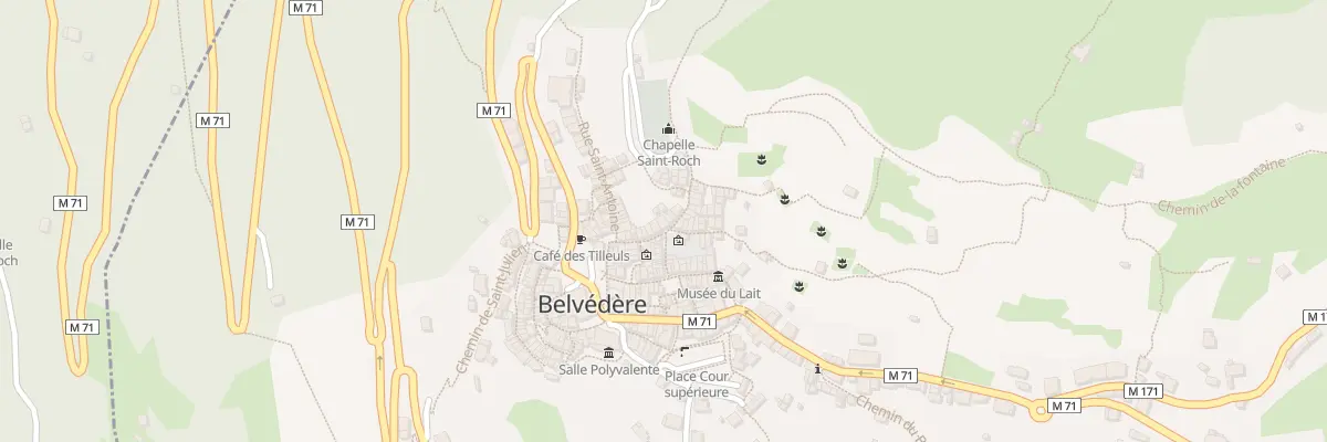 Plan du 45 Rue du Collet à Belvédère
