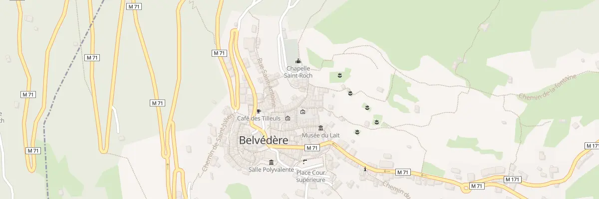 Plan du 55 Rue du Collet à Belvédère