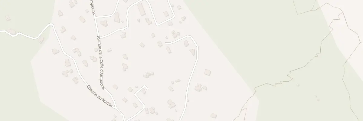 Plan du 555 Che des Gerps à Berre-les-Alpes