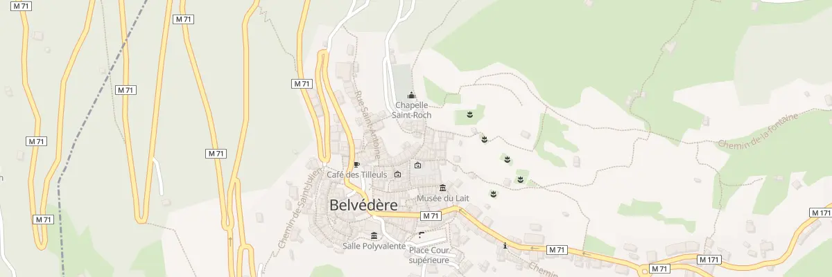 Plan du 71 Rue du Collet à Belvédère