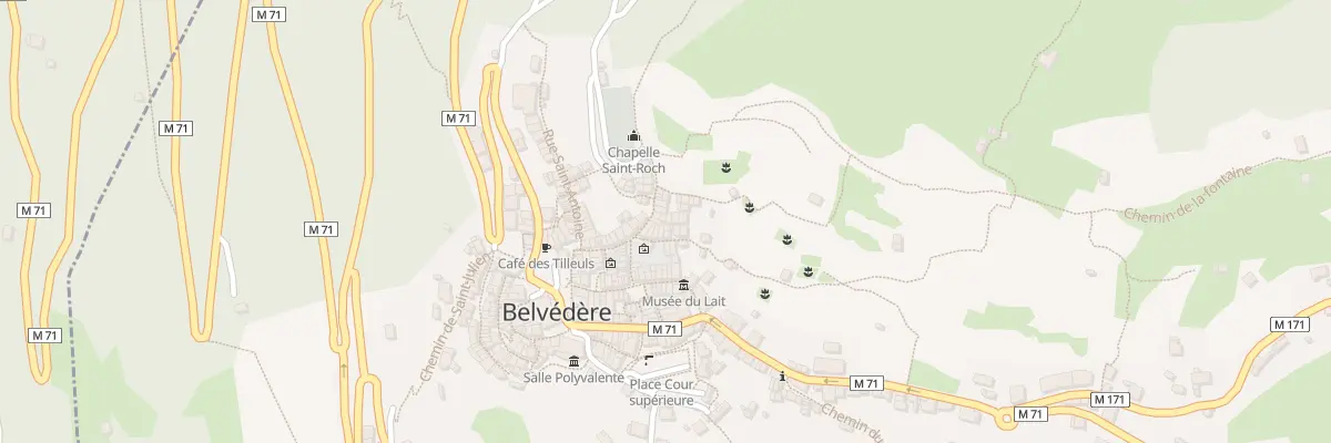 Plan du 114 Rue du Collet à Belvédère