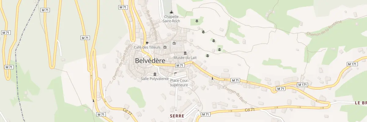 Plan du 89 Rue Victor Maurel à Belvédère