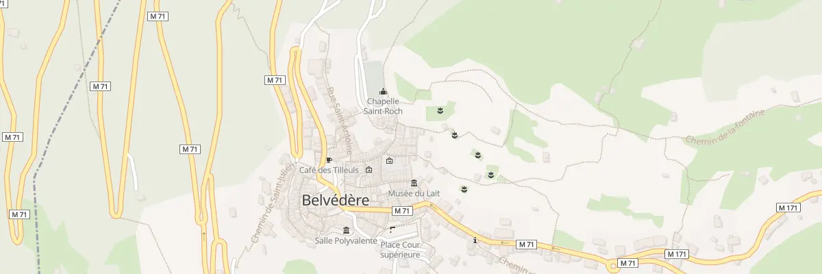 Plan du 124 Rue du Collet à Belvédère
