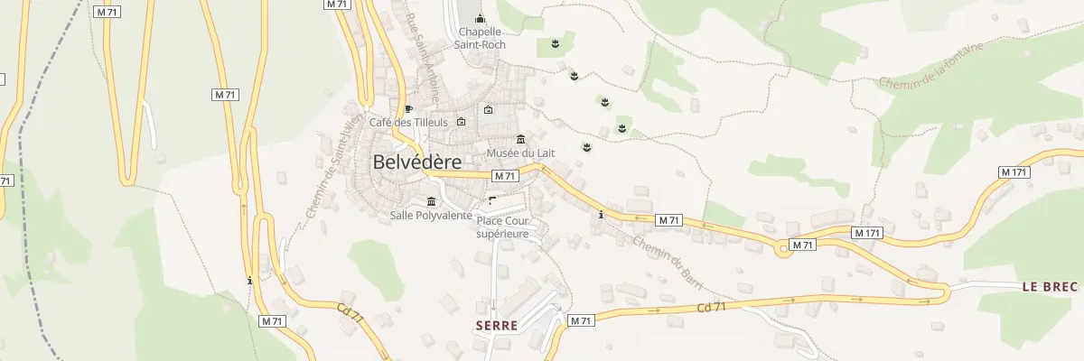 Plan du 10 Rue du Samint à Belvédère