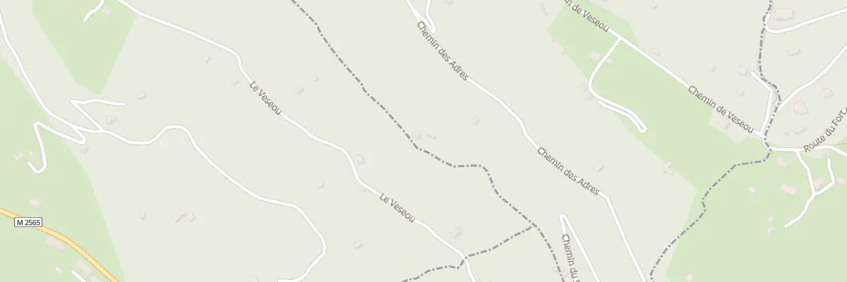 Plan du 6140 Flaut Veseou à Belvédère
