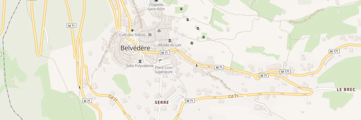 Plan du 32 Rue du Samint à Belvédère