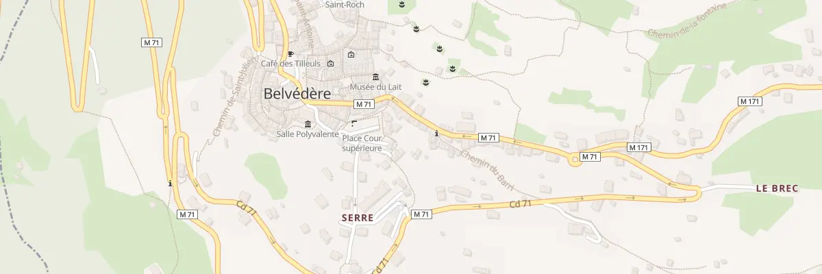 Plan du 46 Rue du Samint à Belvédère