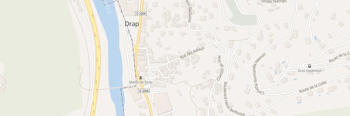 Plan du 7 Rue des Adieux à Drap