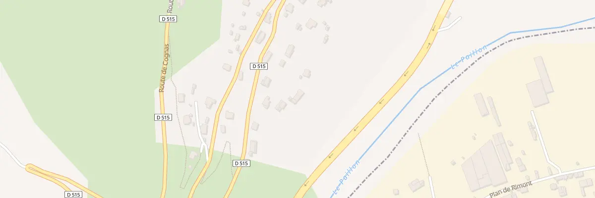 Plan du 254 Che du Bestanier à Cantaron