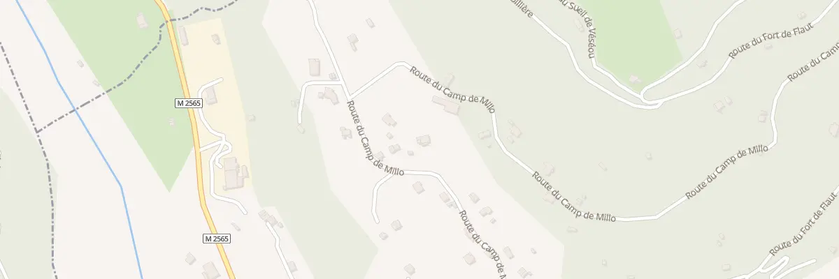 Plan du 5342 Camp de Millo à La Bollène-Vésubie