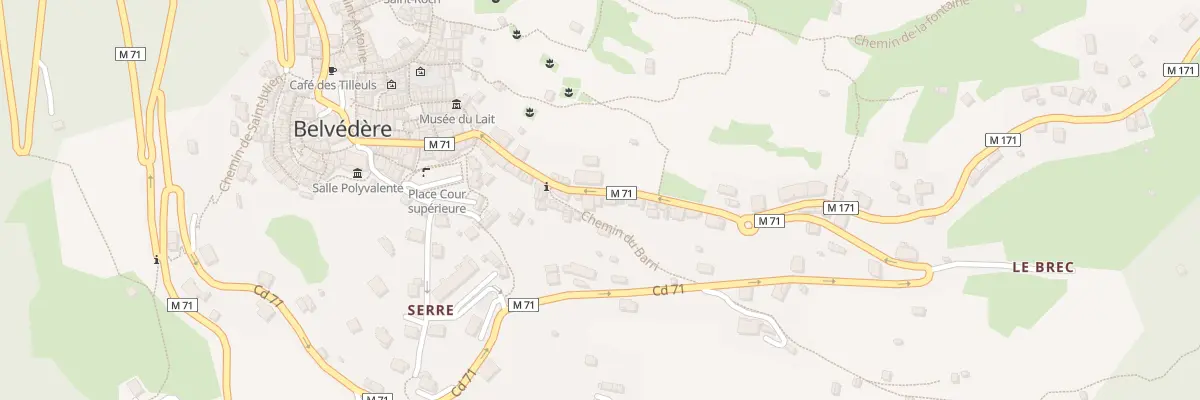 Plan du 122 Rue du Samint à Belvédère