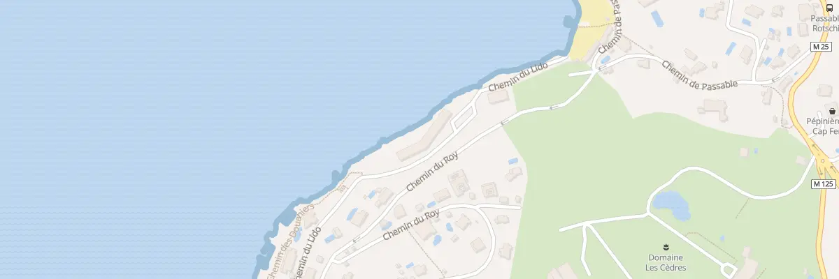 Plan du 7 Che du Lido à Saint-Jean-Cap-Ferrat