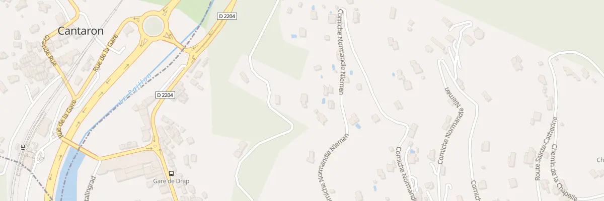 Plan du 877 Cor Normandie Niemen à Drap