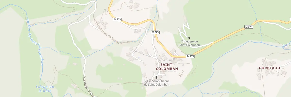 Plan du 5212 Saint Colomban à Lantosque