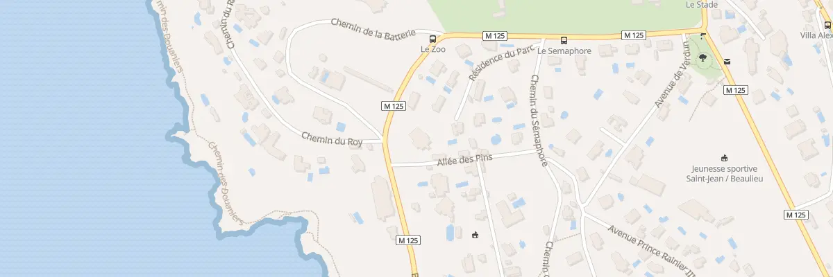 Plan du 94 Bd General de Gaulle à Saint-Jean-Cap-Ferrat