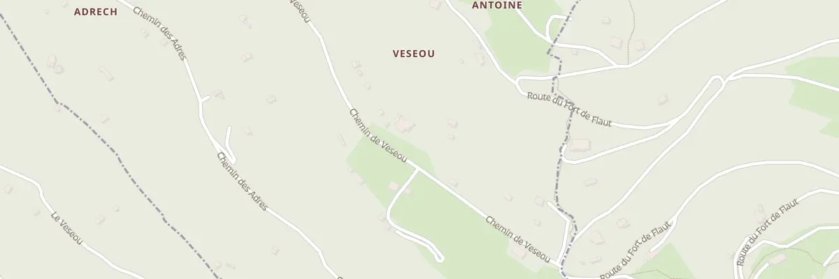 Plan du 5447 Veseou à Belvédère