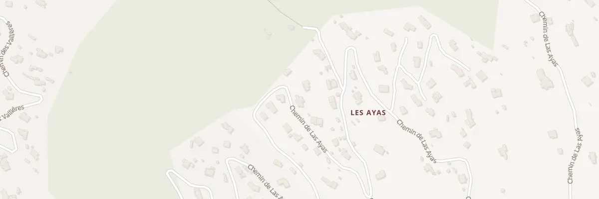 Plan du 2405 Che de Las Ayas à Contes