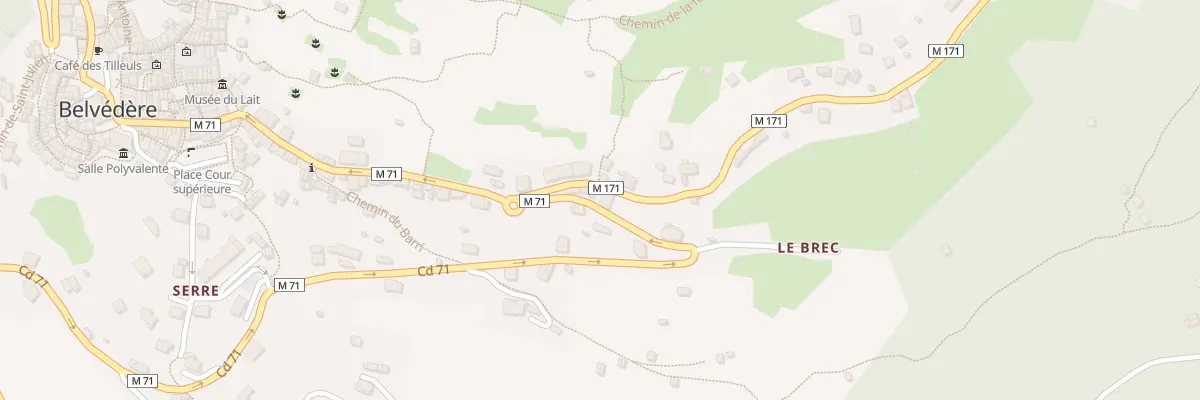 Plan du 60 Che de Saint-Blaise à Belvédère