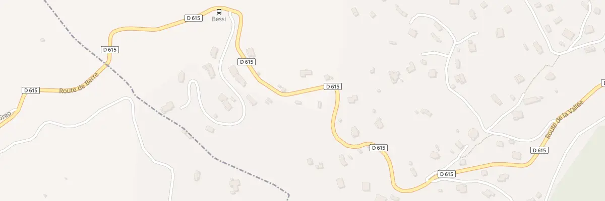 Plan du 1378 Rte de la Vallée à Berre-les-Alpes