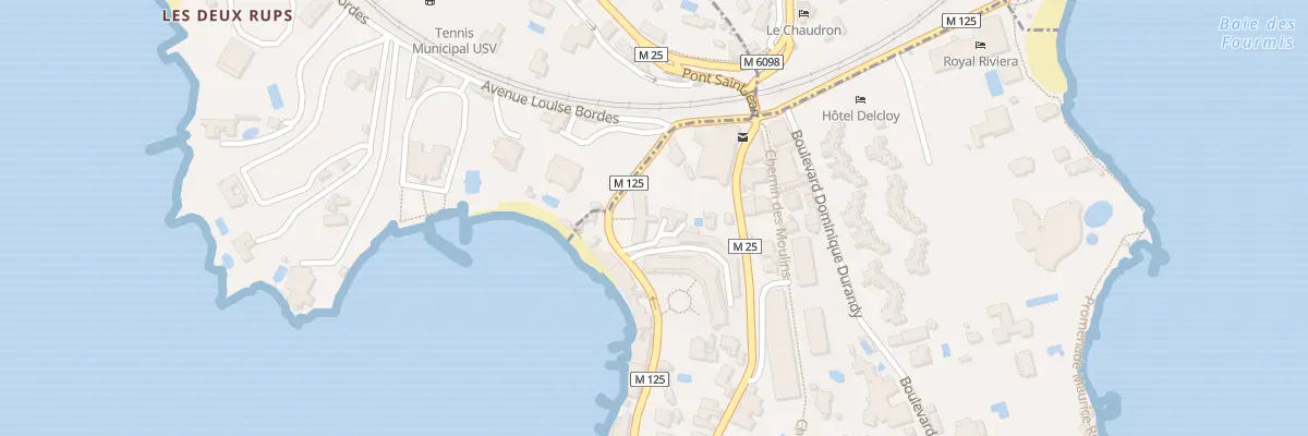 Plan du 24 Av de Grasseuil à Saint-Jean-Cap-Ferrat