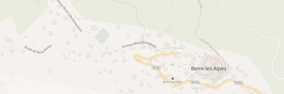 Plan du 37 Av Borriglione à Berre-les-Alpes