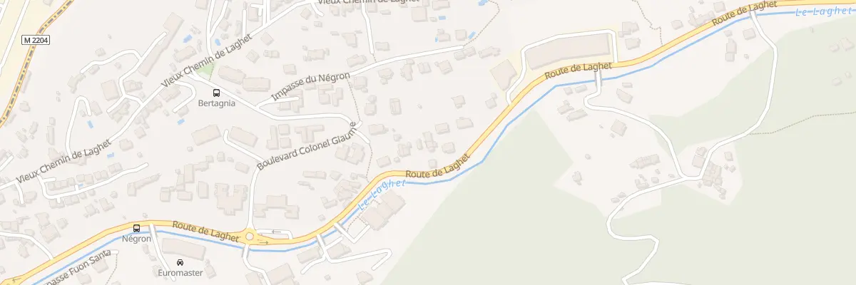 Plan du 99 Rte de Laghet à La Trinité