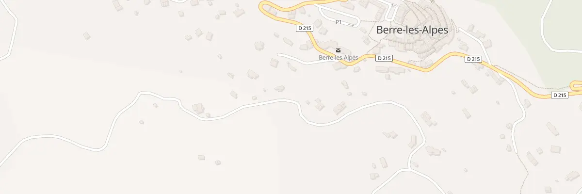 Plan du 278 Pist des Combes à Berre-les-Alpes