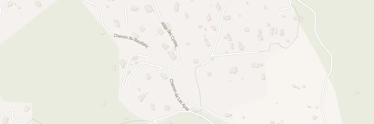 Plan du 428 Che de la Pointe de Castellar à Contes