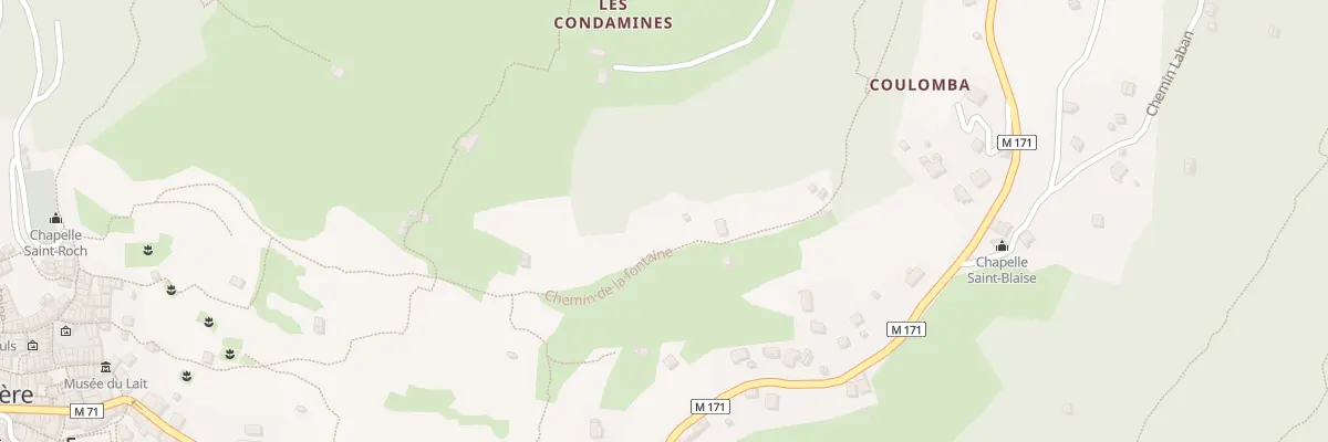 Plan du 6156 Les Condamines à Belvédère