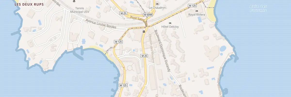 Plan du 70 Av Denis Semeria à Saint-Jean-Cap-Ferrat