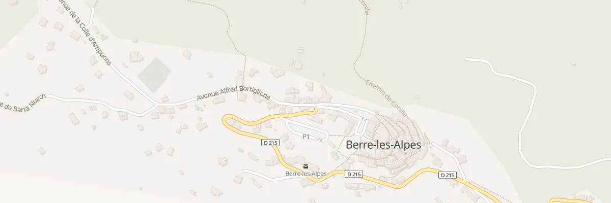 Plan du 10 Av Borriglione à Berre-les-Alpes