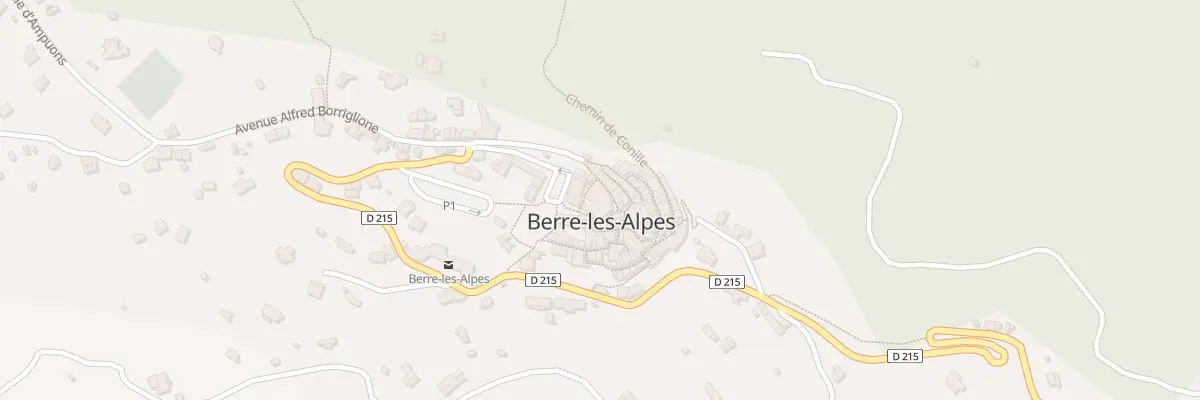 Plan du 2 Cour Chateau à Berre-les-Alpes