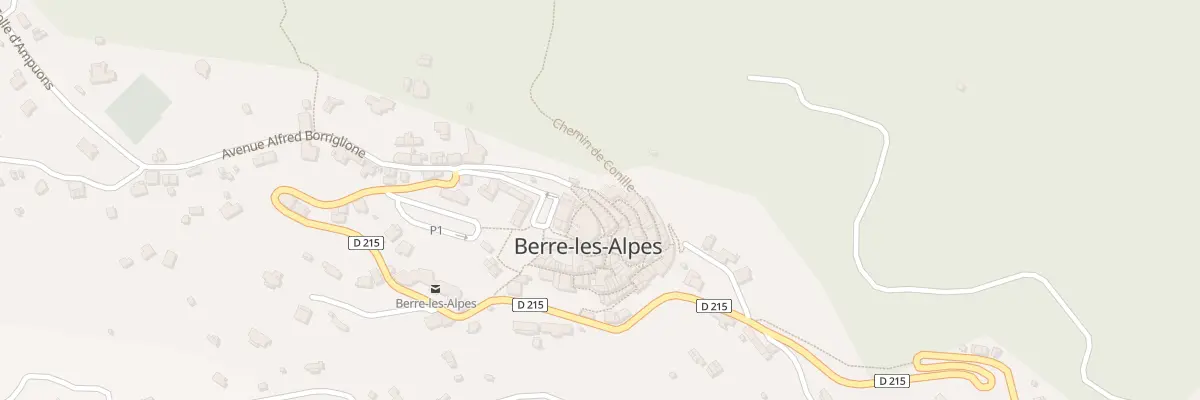 Plan du 20 Rue Basse de la Tour à Berre-les-Alpes