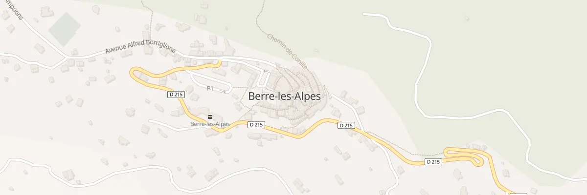 Plan du 2 Rue de l’Eglise à Berre-les-Alpes
