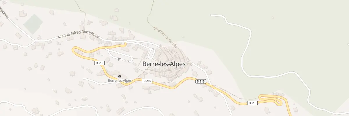 Plan du 6 Rue Basse de la Tour à Berre-les-Alpes