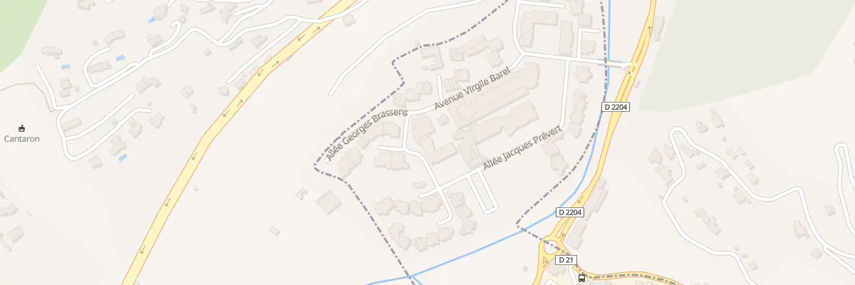 Plan du 5711 Condamine à Drap