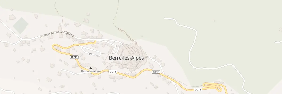Plan du 22 Rue de Conille à Berre-les-Alpes
