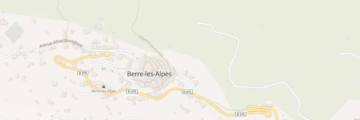 Plan du 19 Rue du Baous à Berre-les-Alpes