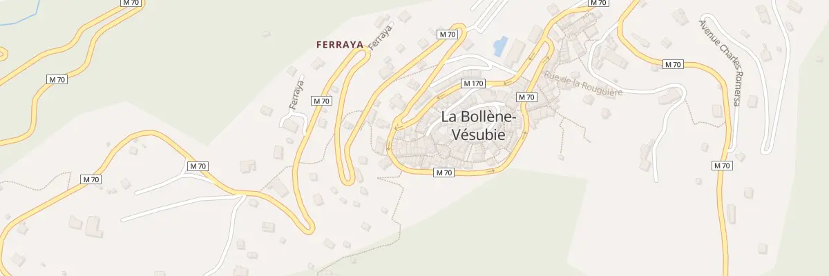 Plan du 3856 Le Village à La Bollène-Vésubie