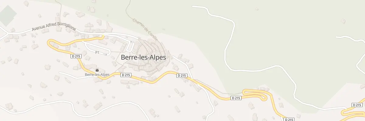 Plan du 21 Rue du Baous à Berre-les-Alpes