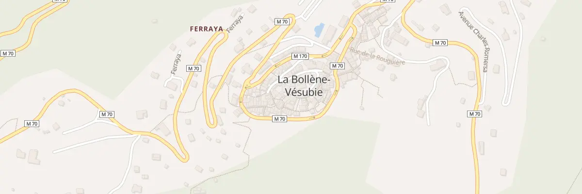 Plan du 5133 Le Village à La Bollène-Vésubie