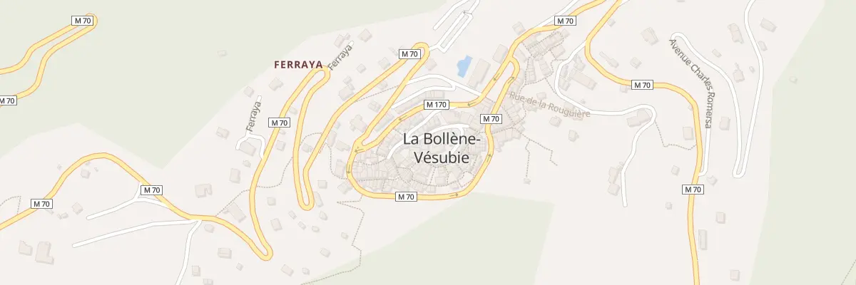 Plan du 5180 Le Village à La Bollène-Vésubie