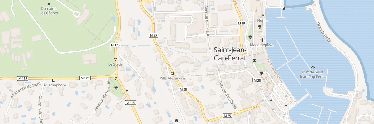 Plan du 20 Av de la Libération à Saint-Jean-Cap-Ferrat
