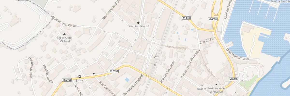 Plan du 2 Av Marechal Foch à Beaulieu-sur-Mer
