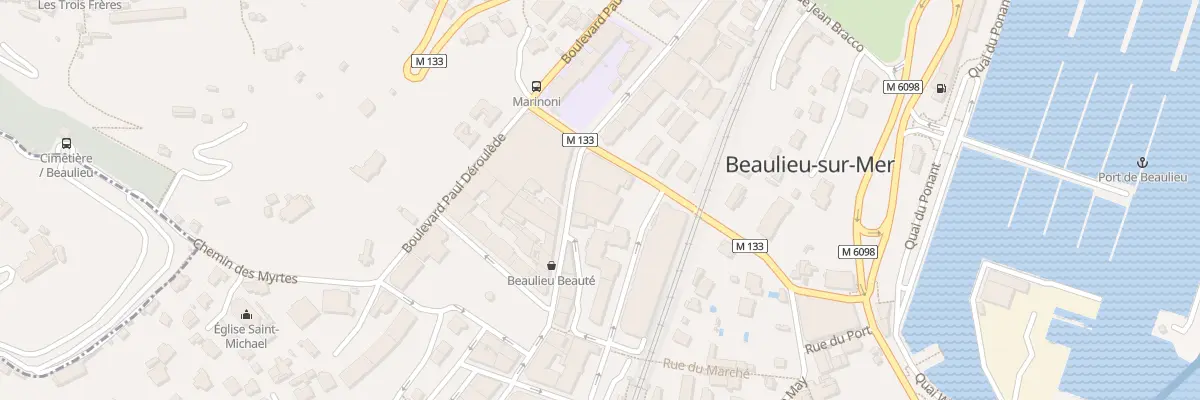 Plan du 27 Bd Marinoni à Beaulieu-sur-Mer