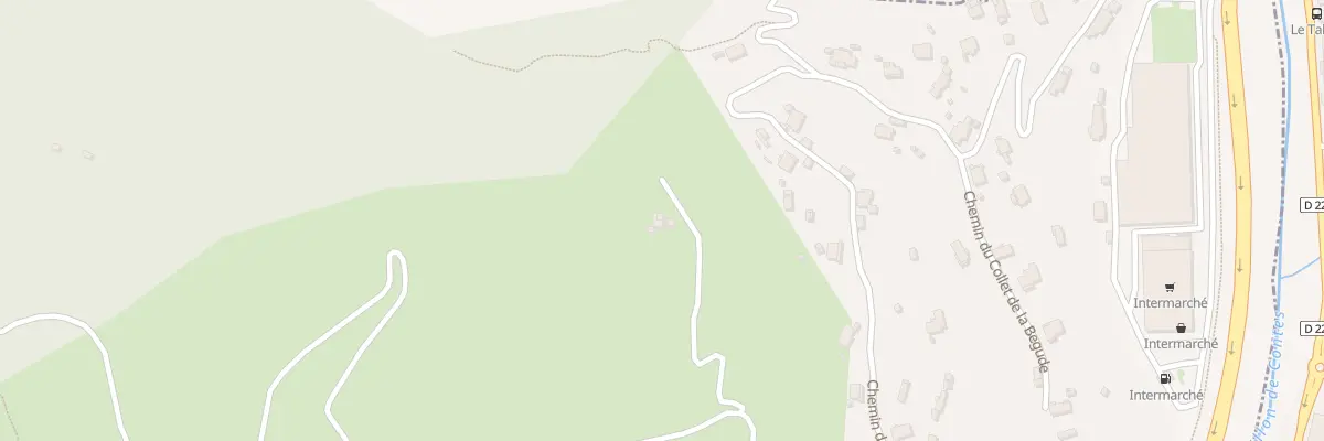 Plan du 1023 Che de la Bégude à Cantaron
