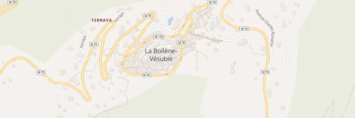 Plan de Av du Cap Joseph Paoli à La Bollène-Vésubie