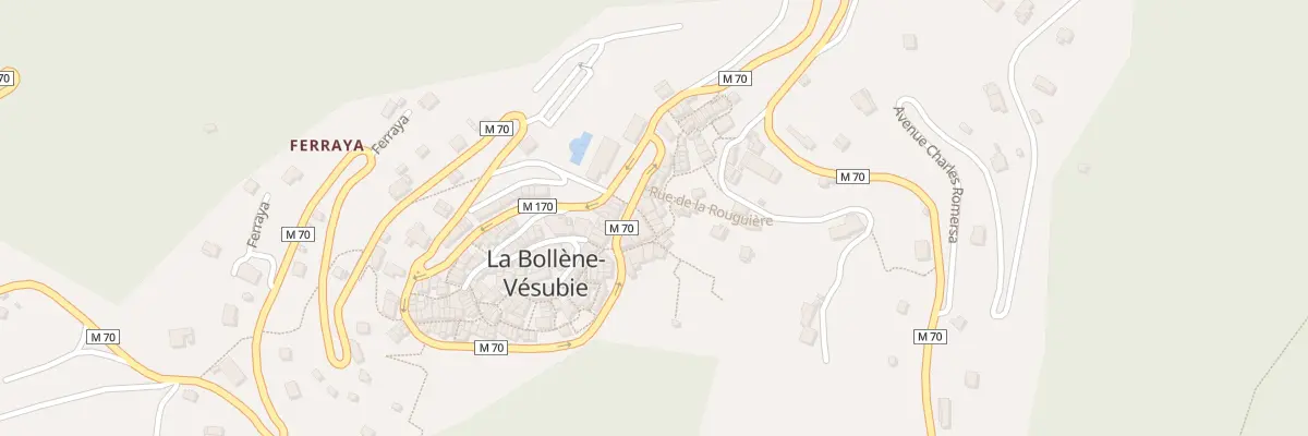 Plan du 5215 Le Village à La Bollène-Vésubie