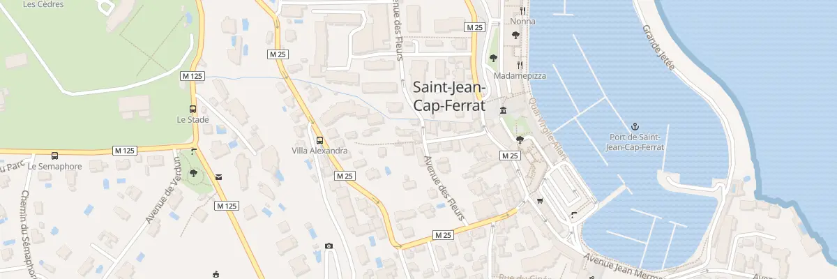 Plan du 15 Rue du Vallon à Saint-Jean-Cap-Ferrat